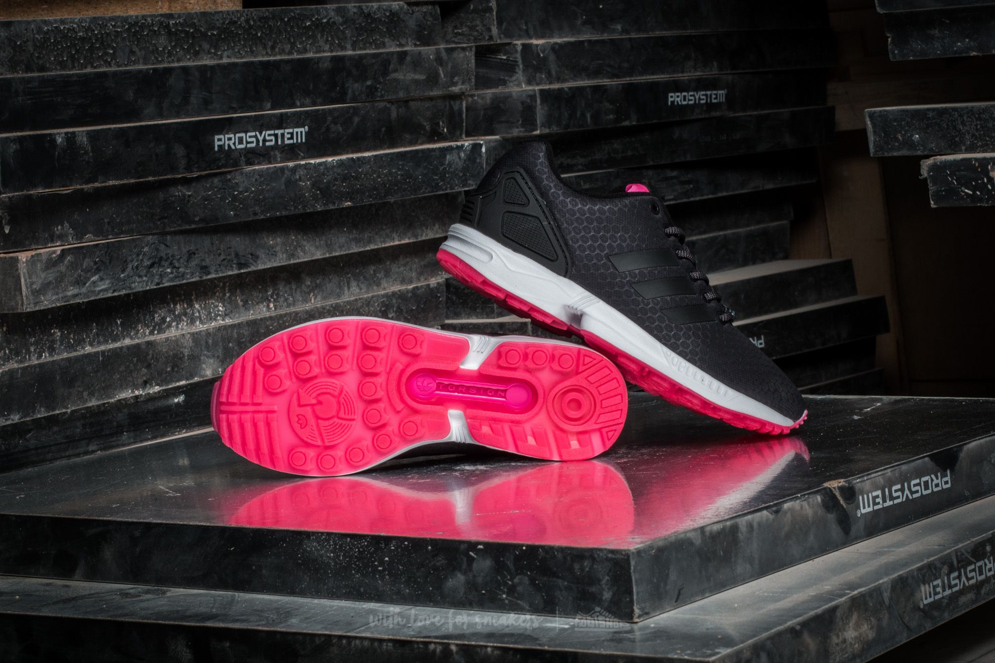 Sko til kvinder adidas ZX Flux W Core Black/ Core Black/ Ftw White