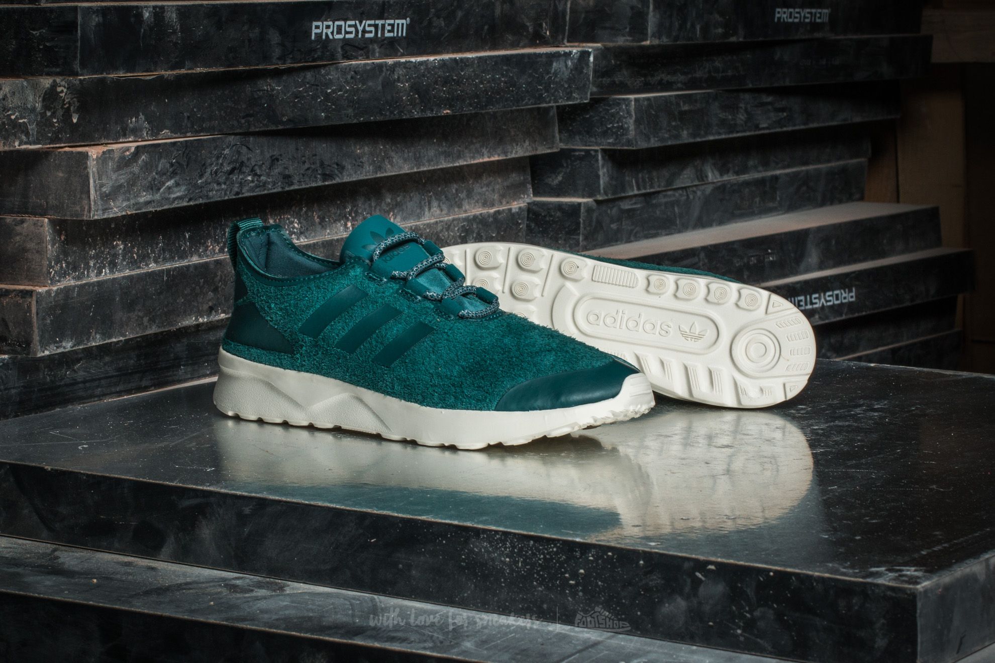 Női cipők adidas ZX Flux ADV Verve W Tech Green/ Tech Green/ Off White