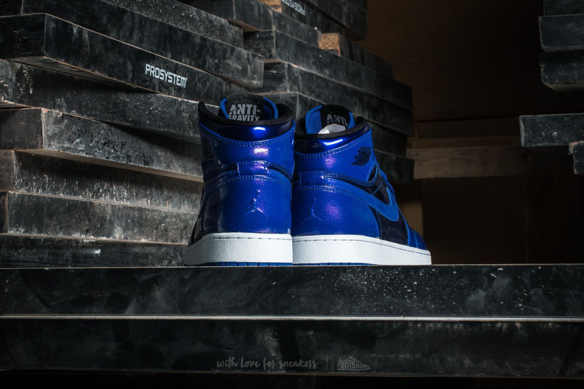 Buty damskie Air Jordan 1 Retro High BG Deep Royal Blue/ Black-White