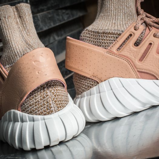 Adidas tubular brown white hot sale