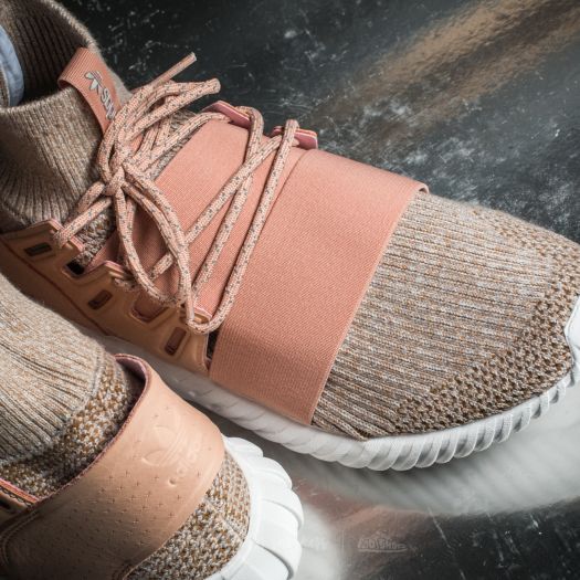 Adidas tubular brown white clearance