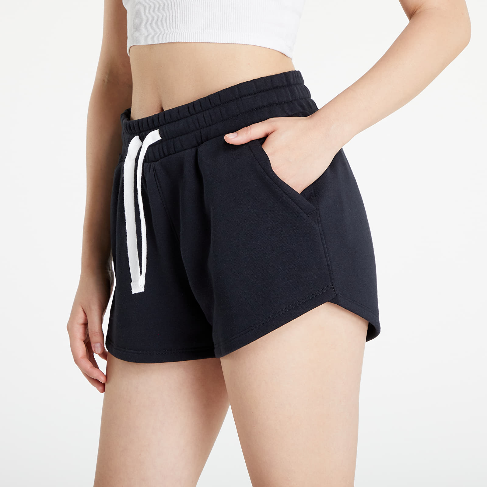 Pantaloni scurți Under Armour Rival Fleece Short Black/ White