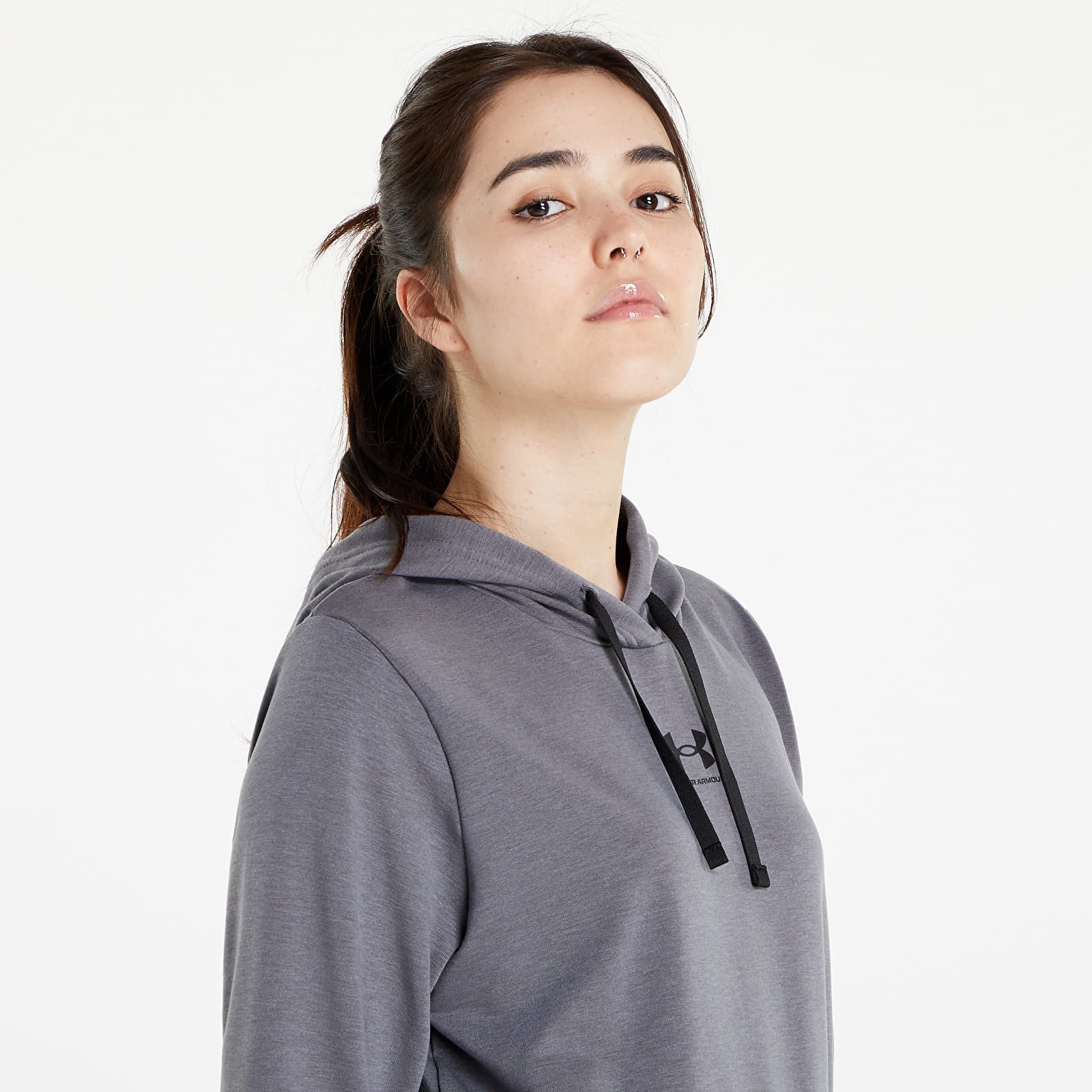 Hanorac Under Armour Rival Terry Hoodie Jet Gray/ Mod Gray/ Black - 1 | YEO