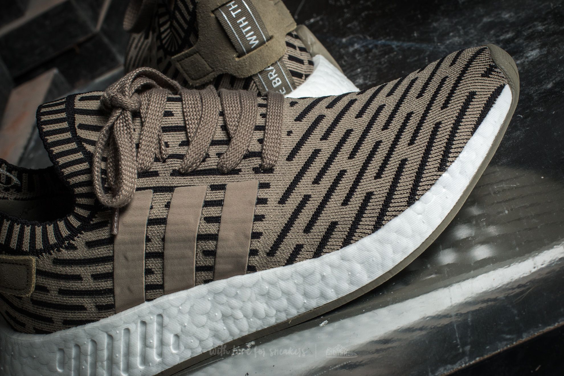 Men s shoes adidas NMD R2 Primeknit Trace Cargo Core Black Footshop