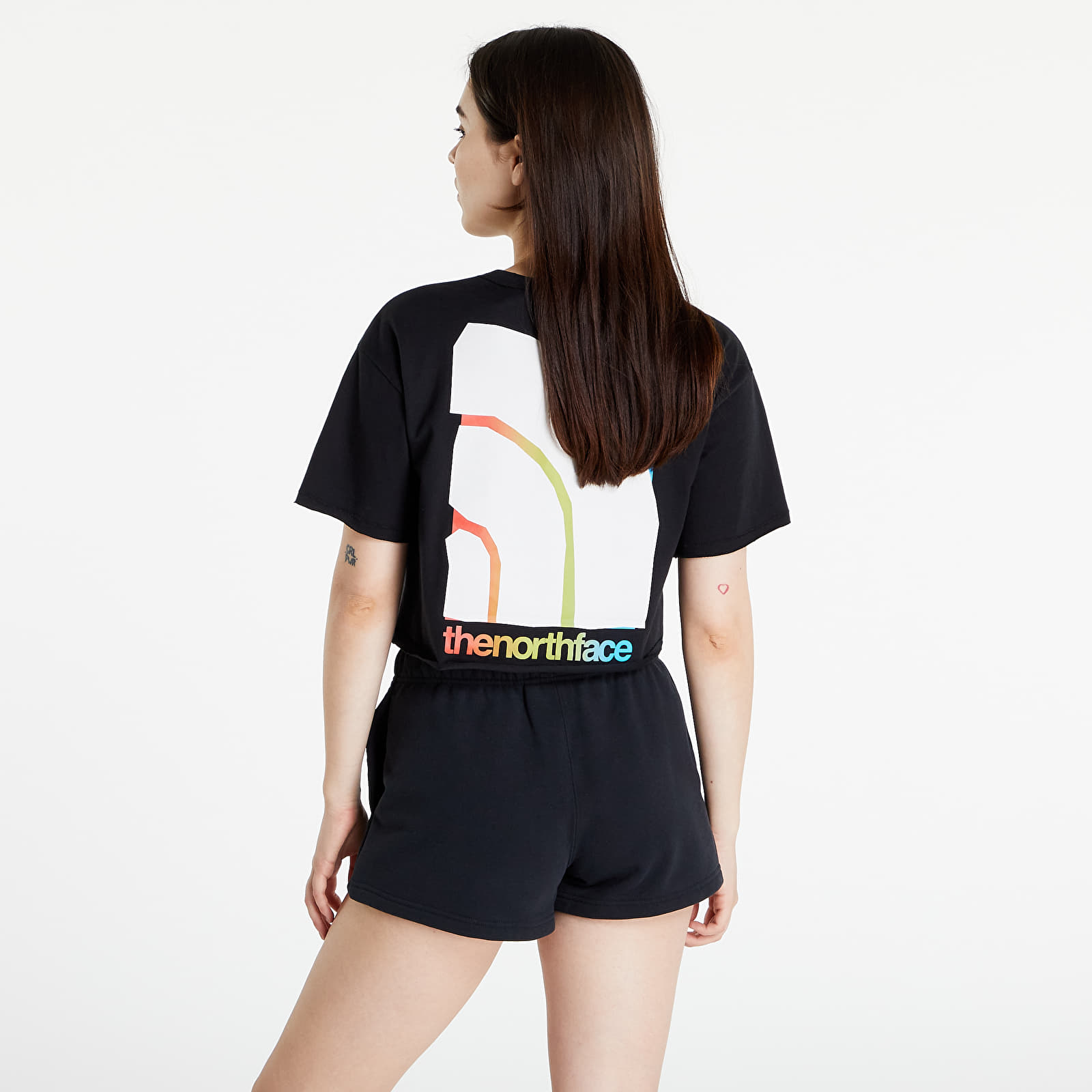 T-skjorter The North Face W S/S Himalayan Bottle Source Tee Tnf Black