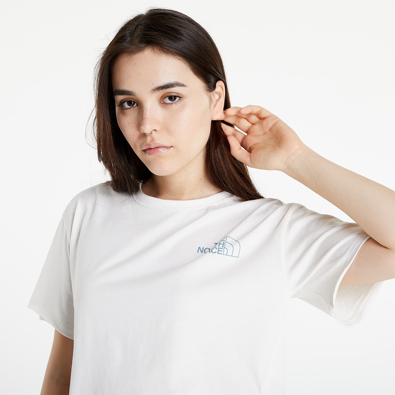 Womens white north best sale face t shirt