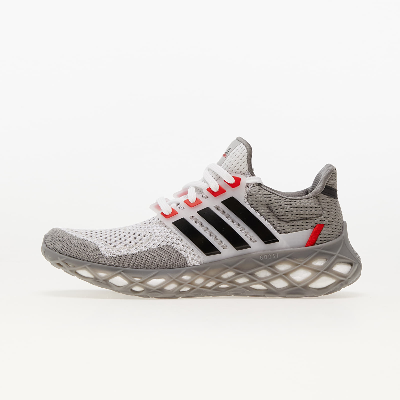 Chaussures et baskets homme adidas UltraBOOST Web DNA Grey One/ Core Black/ Vivid Red
