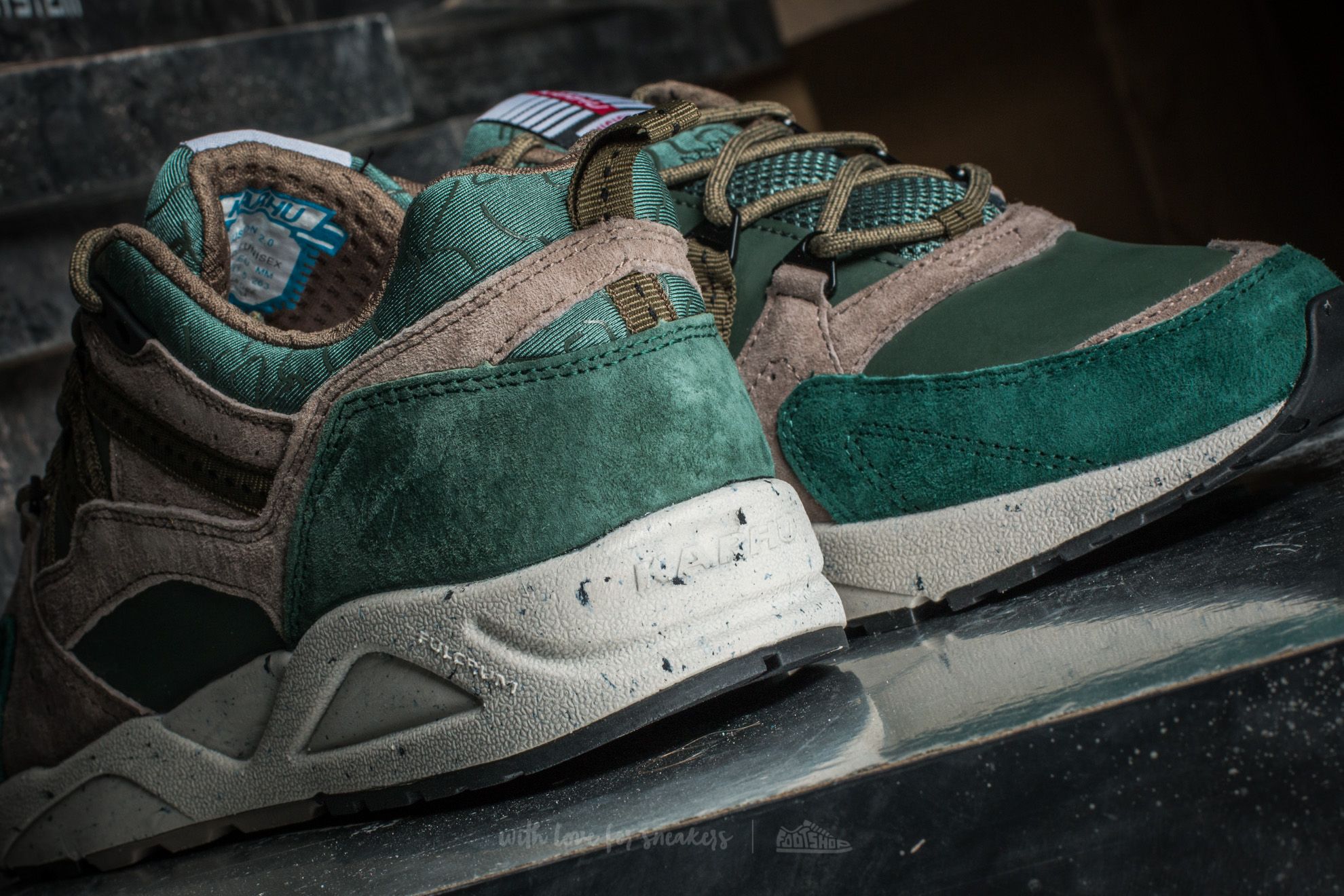 Meeste kingad Karhu Fusion 2.0 Suede-Brindle/ Blasam Green/ Thyme