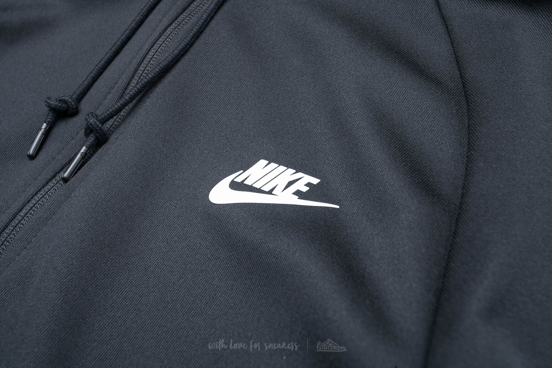 Hupparit ja collegepaidat Nike Sportswear Hood Black/ White