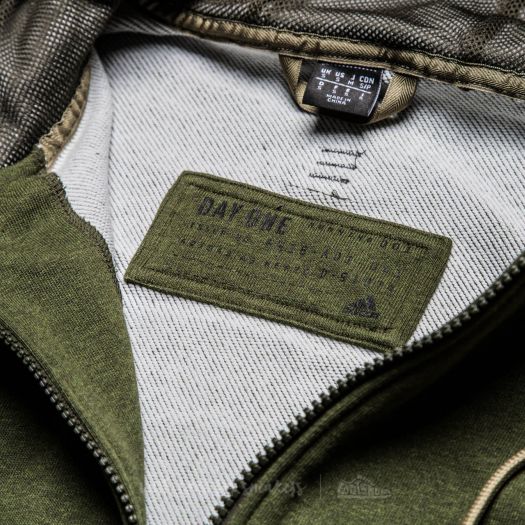 Hoodies and sweatshirts adidas Utility Zip Up Rifle Green Footshop