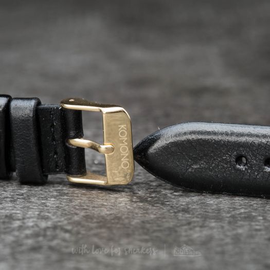 Watches Komono Estelle Strap Black Gold Footshop
