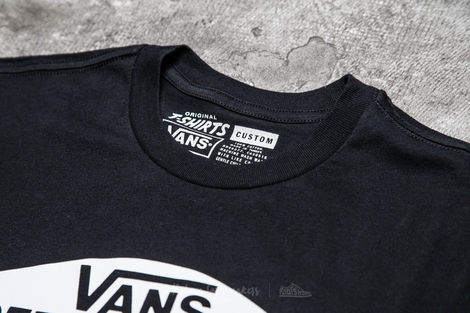 Magliette Vans Man Vans Off The Wall Black/ White