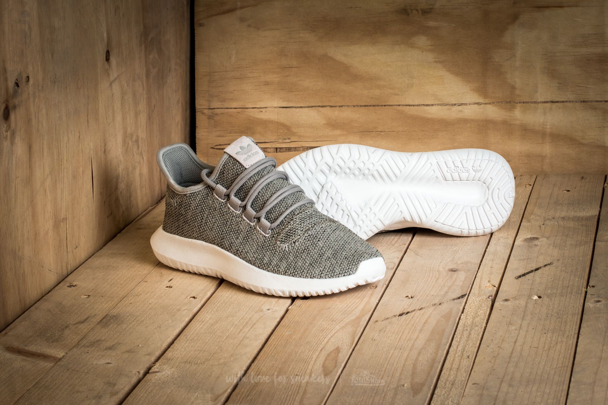 Damen Sneaker und Schuhe adidas Tubular Shadow W Medium Heather Grey Solid Grey Granite Ftw White Footshop