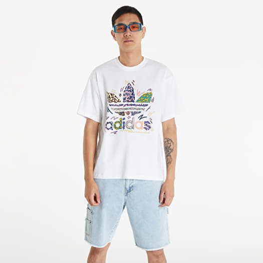 T-shirts adidas Love Unites Trefoil Tee White Footshop