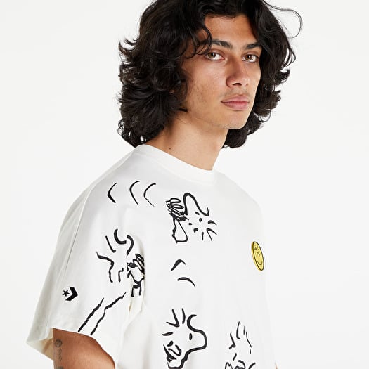 T shirts Converse x Peanuts Shapes Tee Egret Footshop