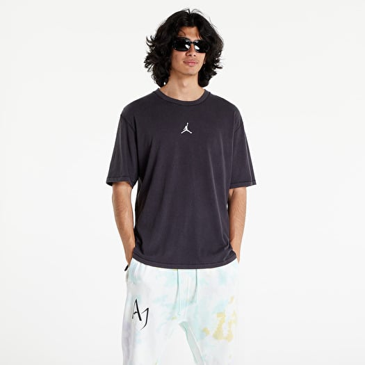 T shirts Jordan Dri FIT Sport Short Sleeve Tee Black White Footshop