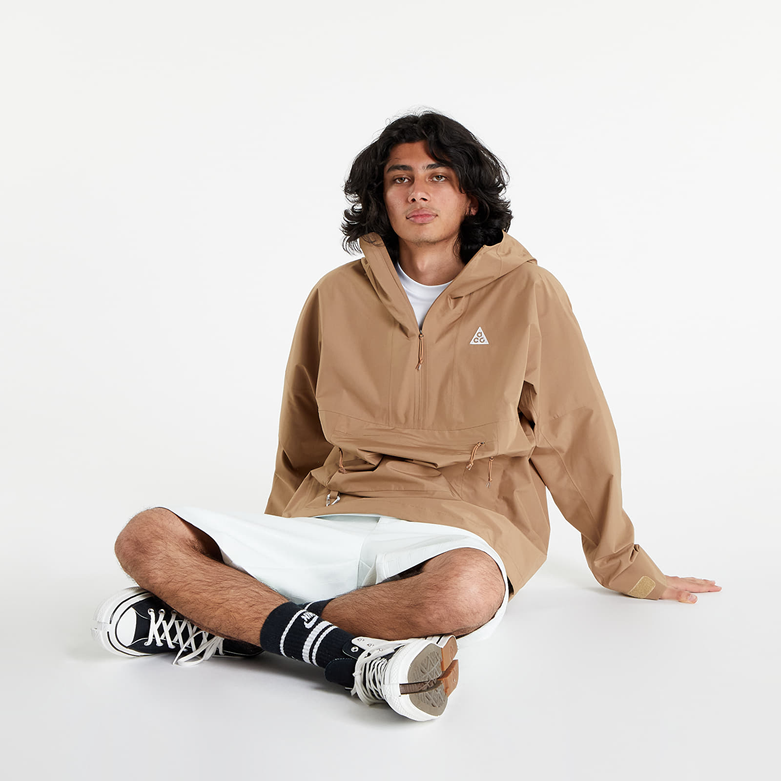 Jakker Nike ACG Storm-FIT ADV Cascade Rains Jacket Dark Driftwood/ Dark Driftwood/ Summit White