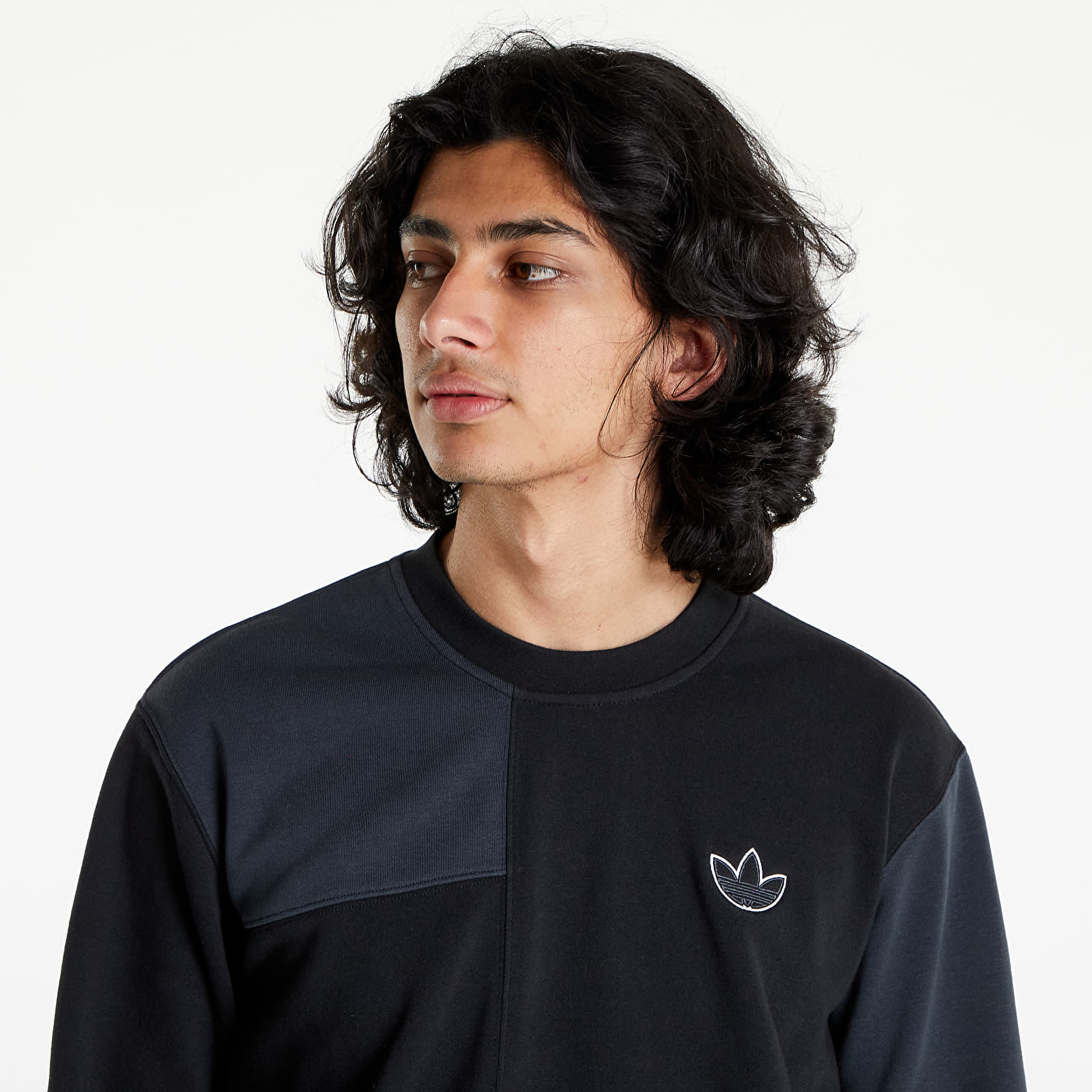 Adidas originals spirit poly crew sweatshir outlet