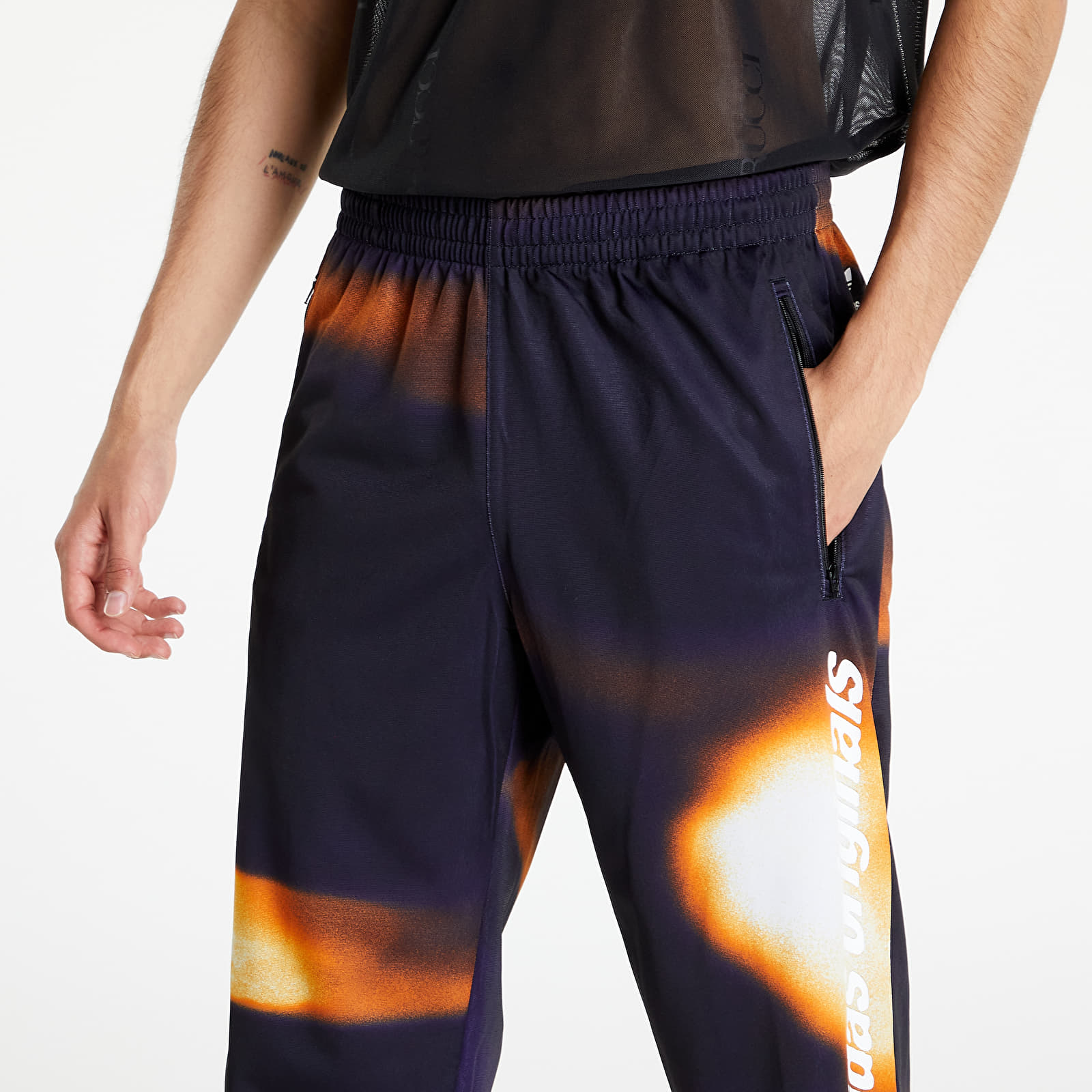 Παντελόνια adidas Graphics Yung Z Track Pants Black/ Orange Rush