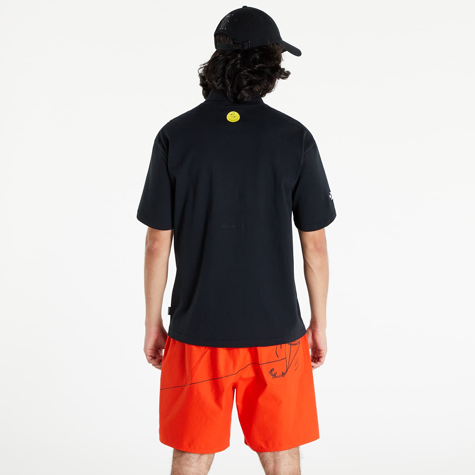 Majice T-shirt Converse x Peanuts Shapes Polo Converse Black