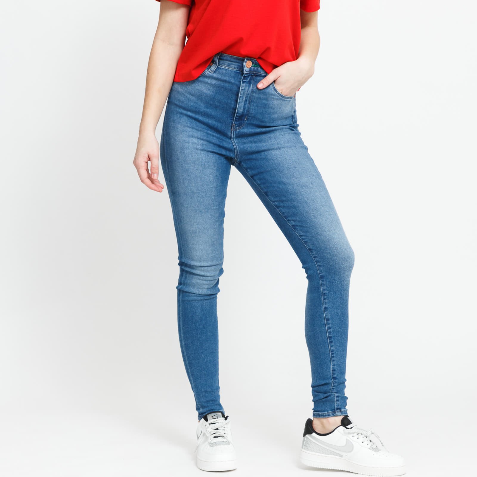 Bukser TOMMY JEANS W Sylvia Ultra High Rise Super Skiny Blue