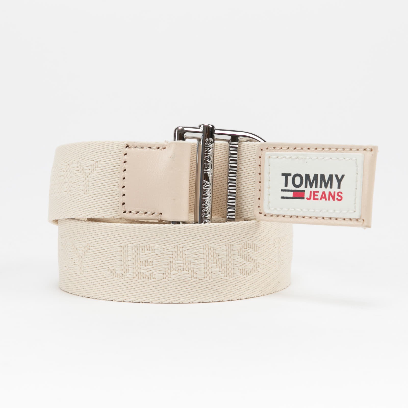 Belts TOMMY JEANS W Essential Webbing Belt Cream Footshop