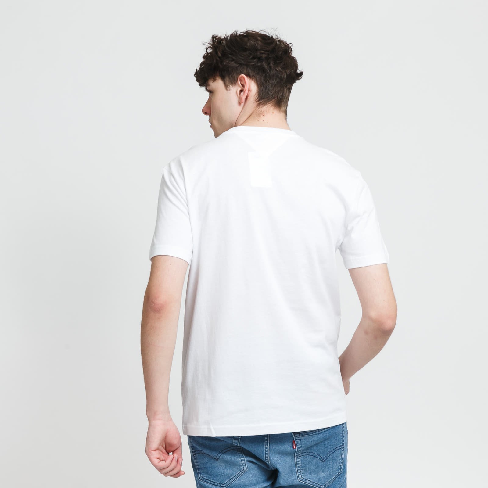   Μπλούζες TOMMY JEANS M Timeless Tommy Box Tee White