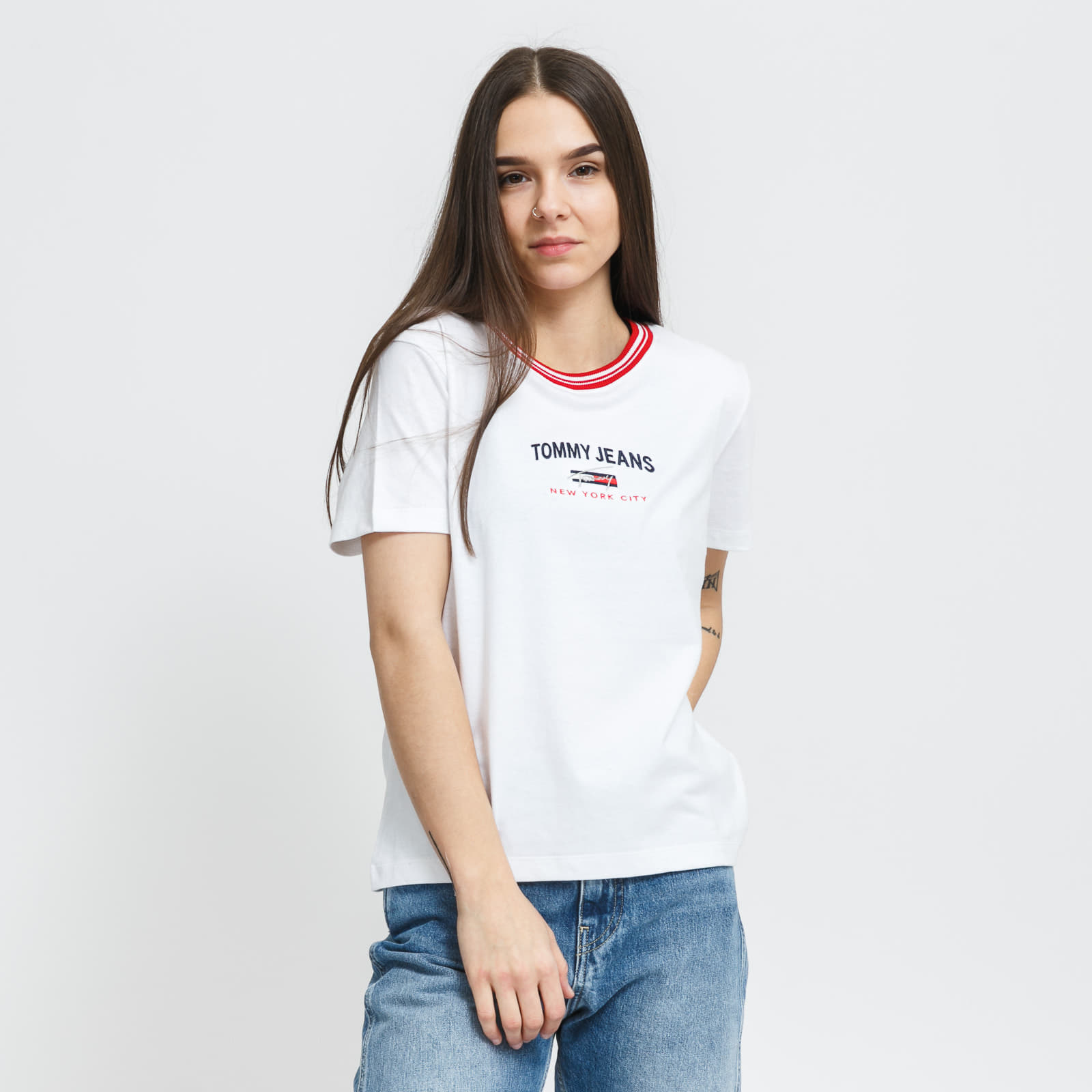 Majice i košulje TOMMY JEANS W Regular Timeless Script Tee White