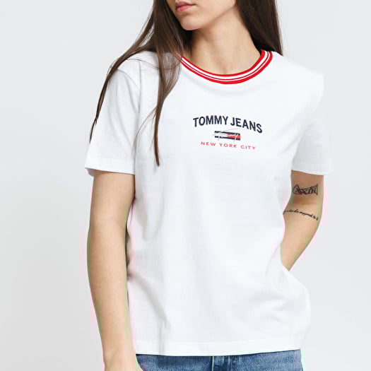 Tommy jeans script tee on sale