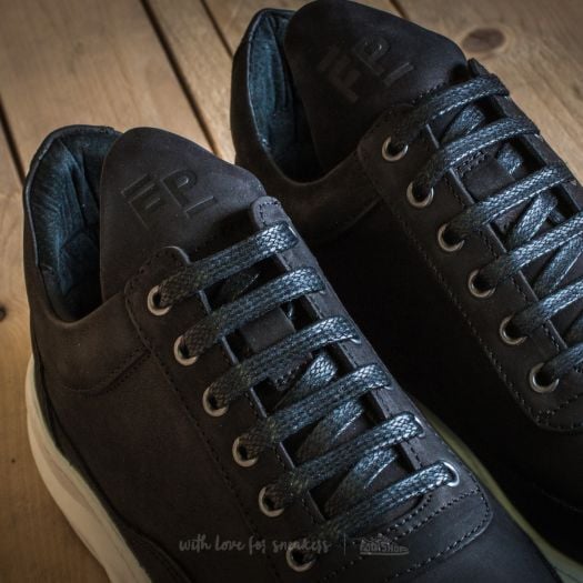 Men s shoes Filling Pieces Low Top Sky Matt Nubuck Black Footshop