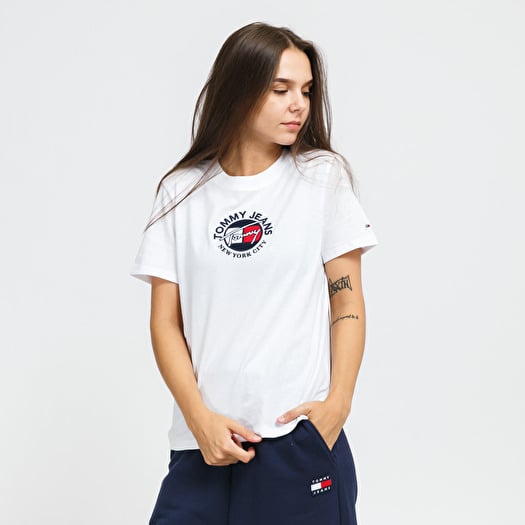 T shirts TOMMY JEANS Regular Timeless Tommy Tee White Footshop