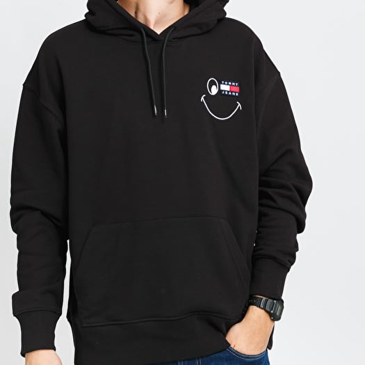 Tommy jeans badge online hoodie black