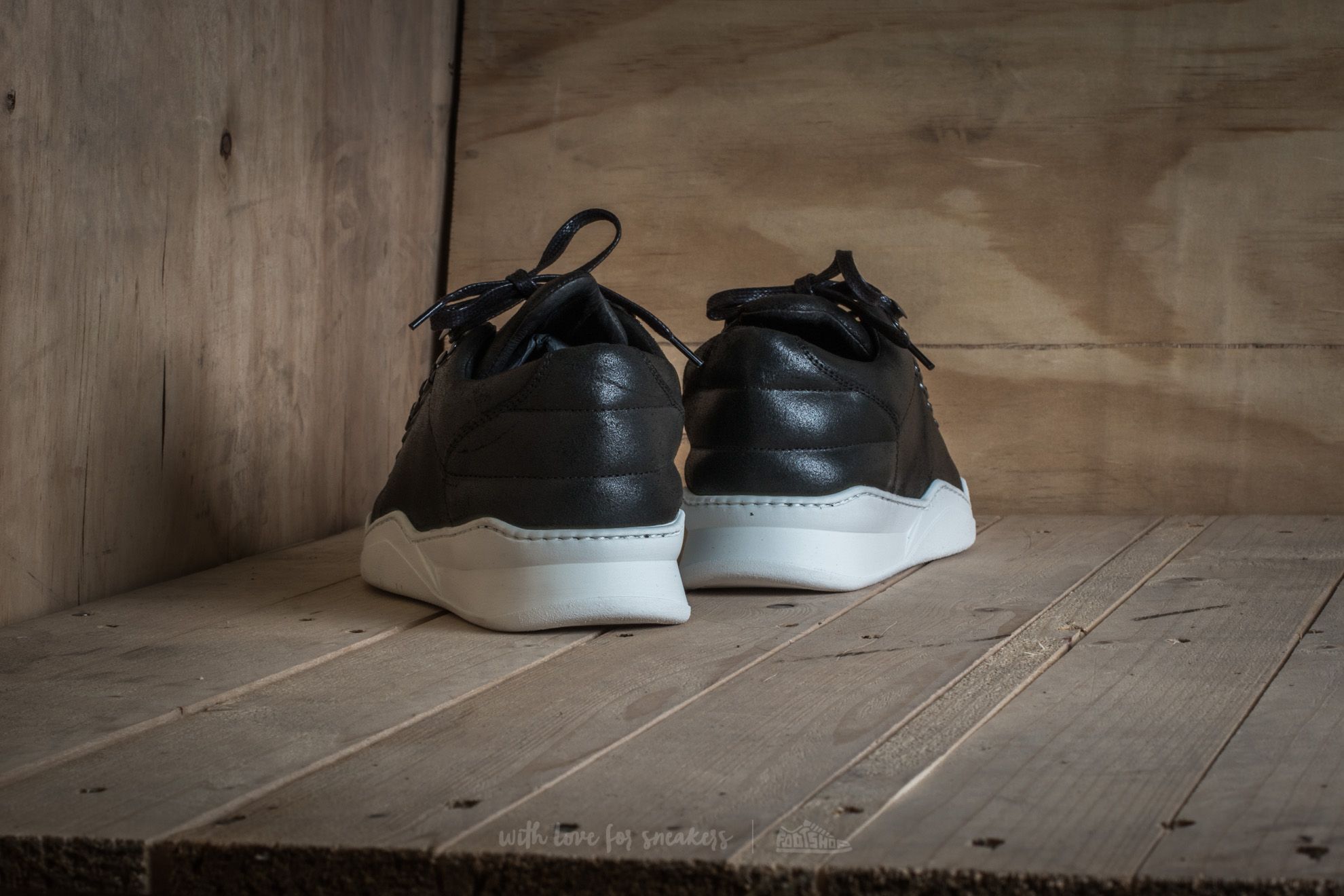 Men's shoes Filling Pieces Mountain Cut Ghost Waxed Black