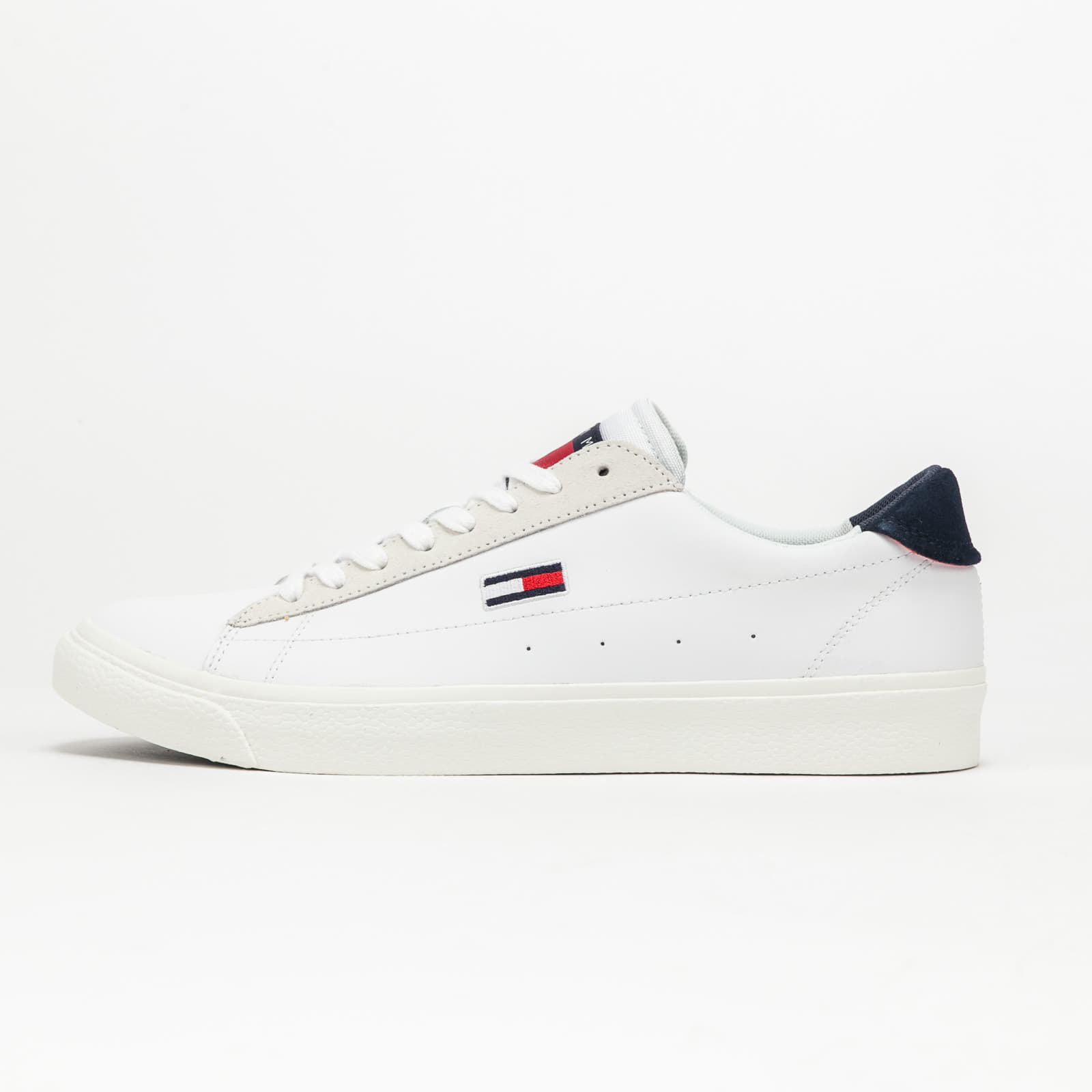 Pánské tenisky a boty TOMMY JEANS Retro Vulc JTM Leather White
