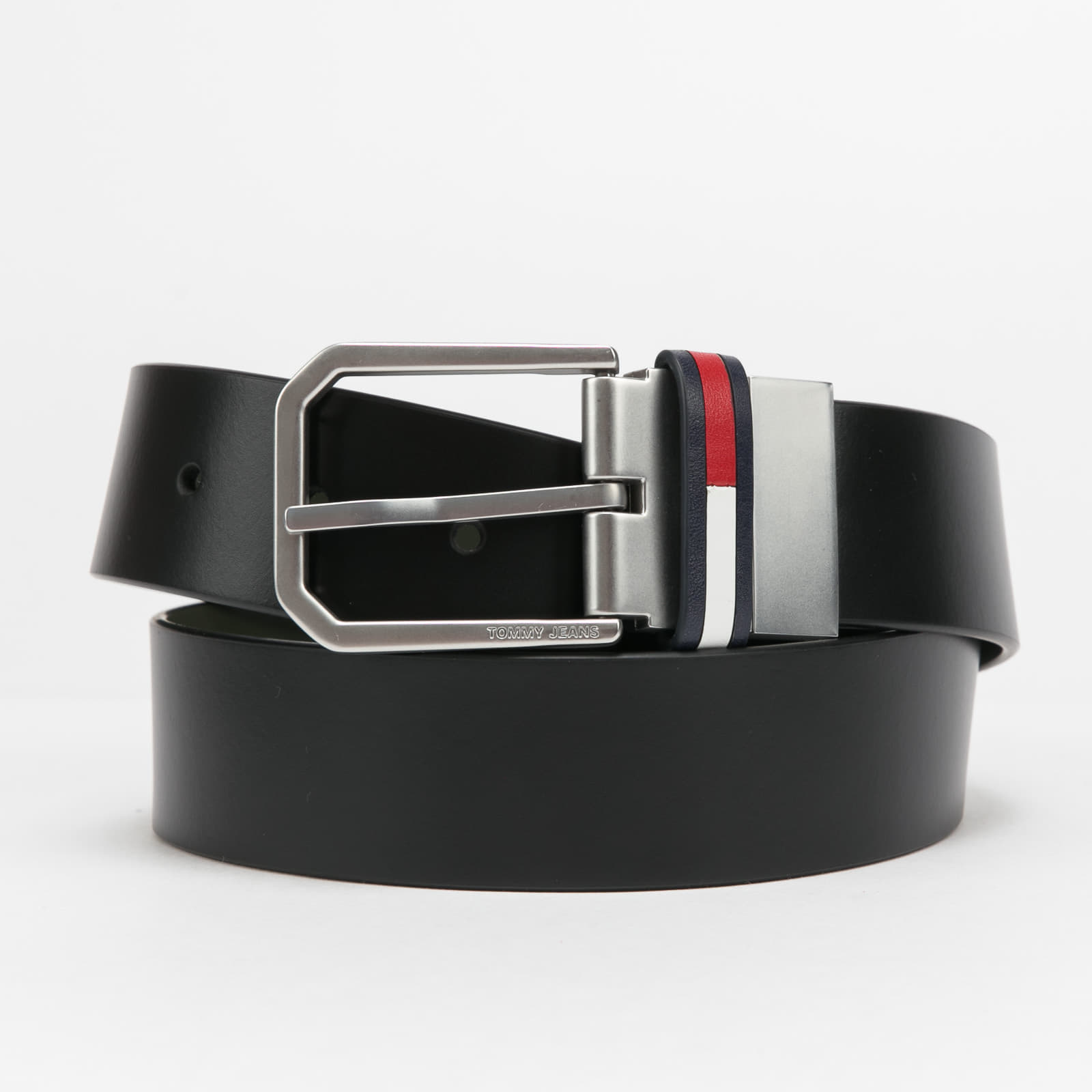 Curele TOMMY JEANS Flag Rev Travel Buckle Black