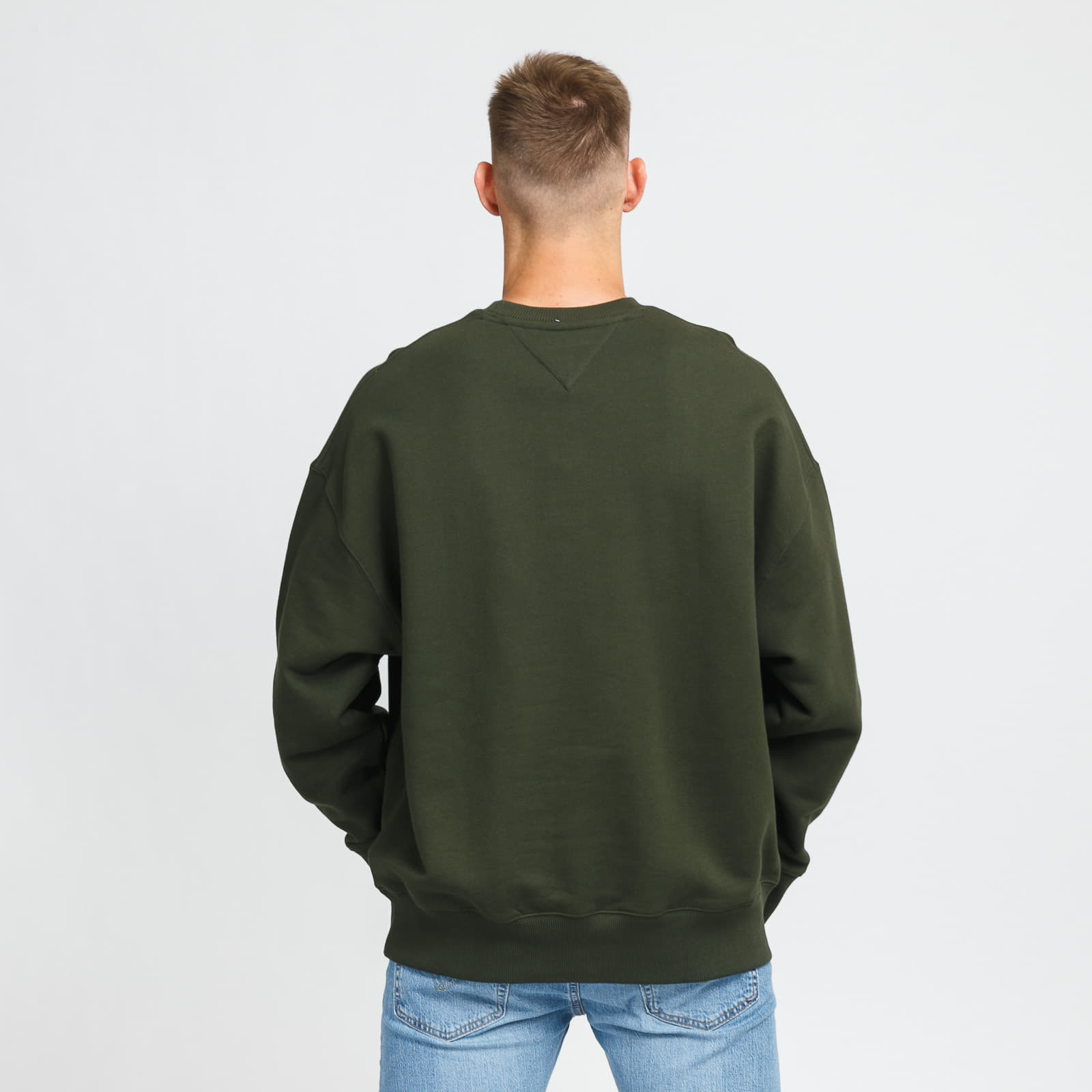 Sudaderas TOMMY JEANS Tommy Badge Crew Olive