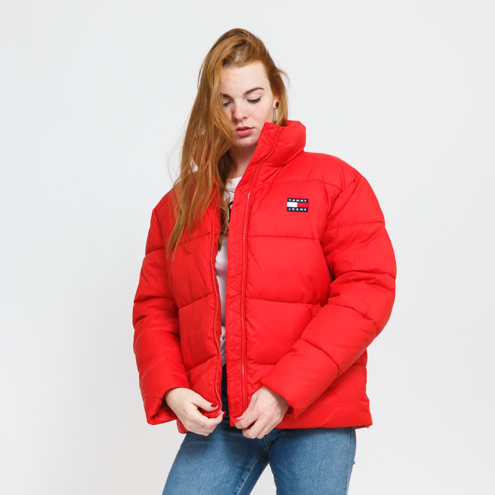 Tommy hilfiger jacket womens red online