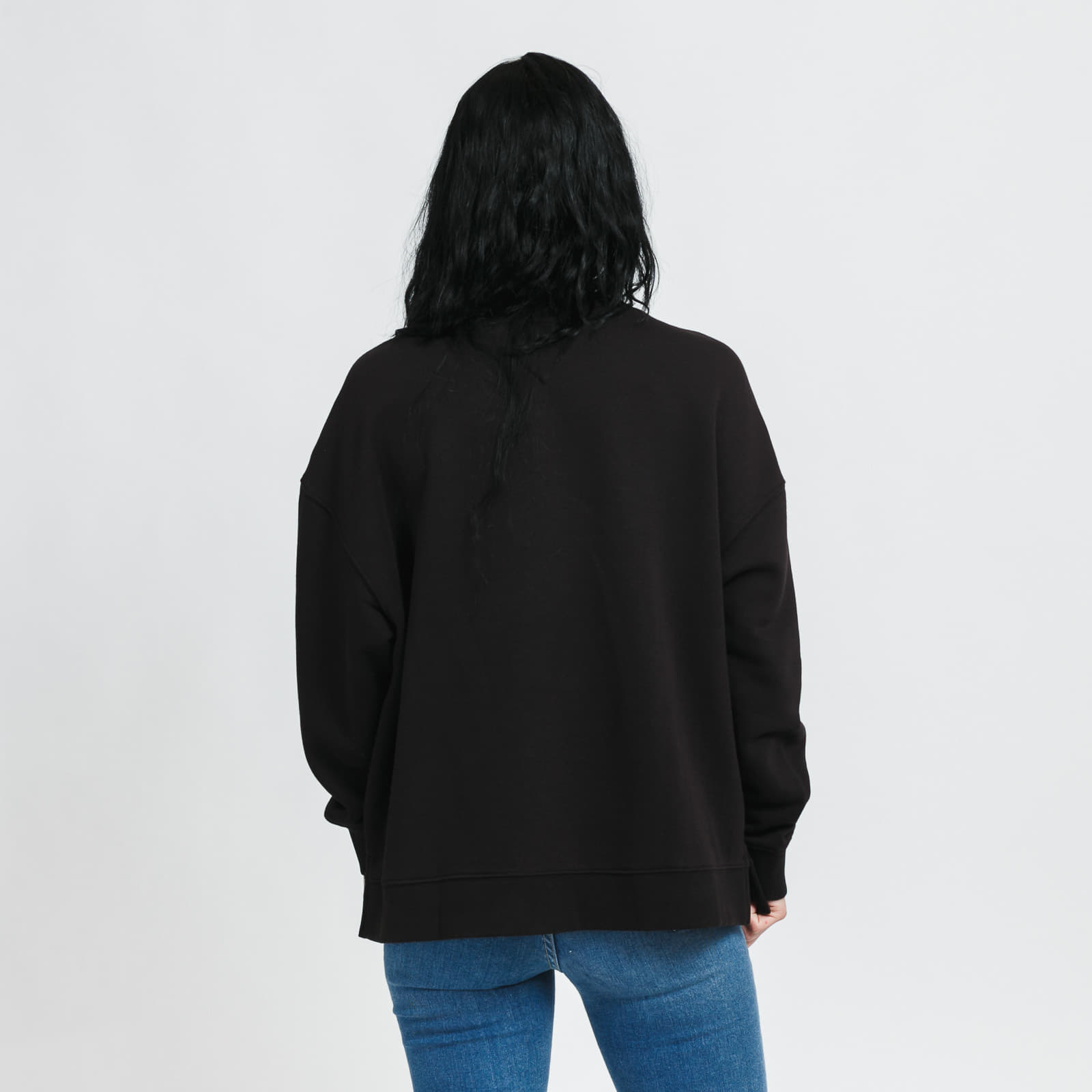 Sudaderas TOMMY JEANS W Oversized Floral Crewneck Black