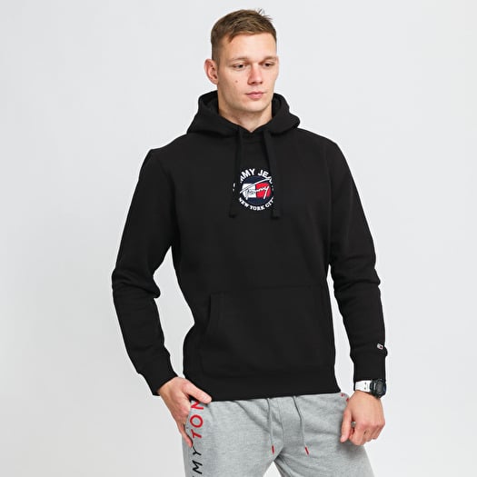 Sudaderas TOMMY JEANS Timeless Tommy Hoodie Black Footshop