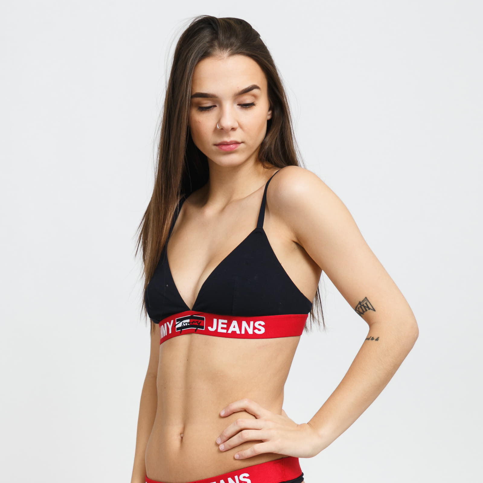 Bras TOMMY JEANS Triangle Bralette Navy/ Red
