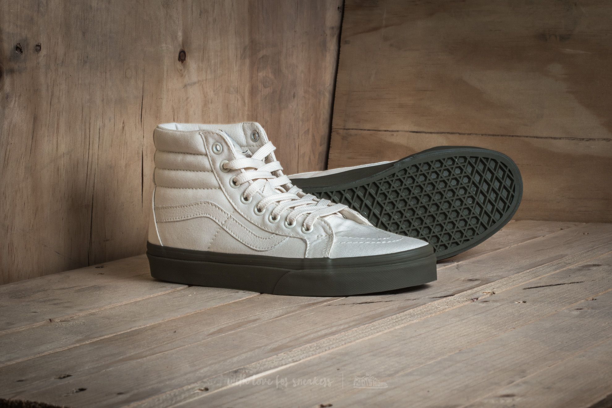 Moški čevlji Vans Sk8-Hi Reissue Vansguard Classic White/ Ivy Green