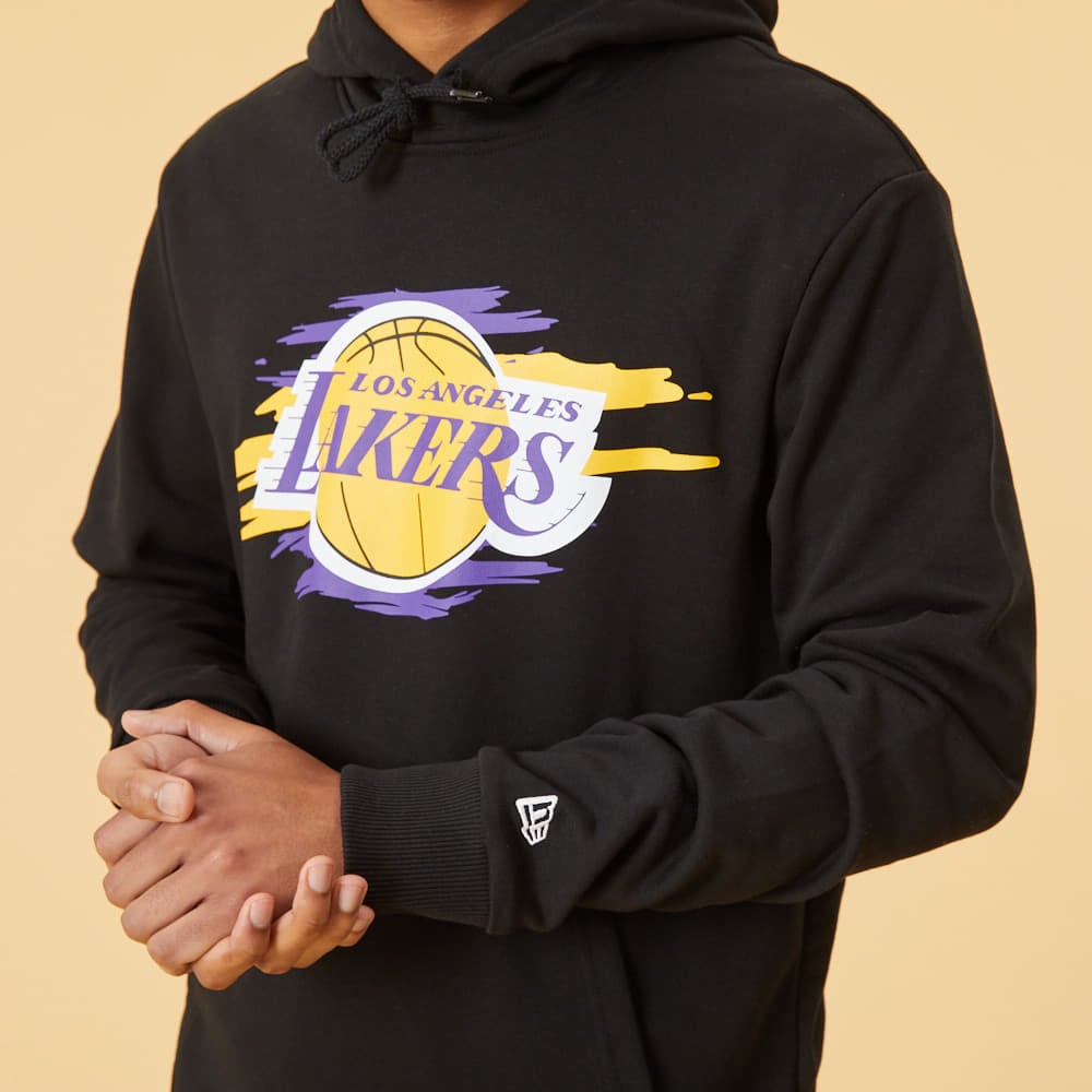 Kapuutsikud ja kampsunid New Era NBA Tear Logo Hoodie LA Lakers Black