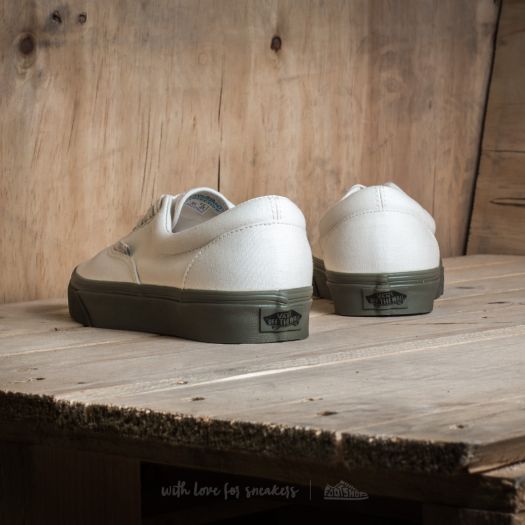 Vans era classic white ivy green discount
