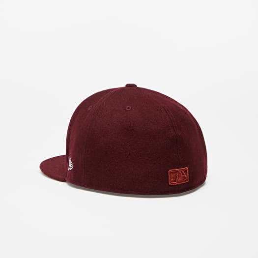 Caps New Era New York Yankees Melton 59Fifty Cap Bordeaux