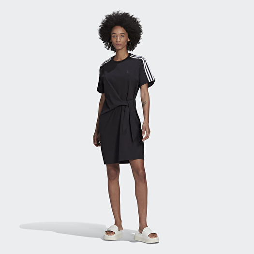short black polka dot dress Annie Polka Dot Satin Mini Dress main image 1