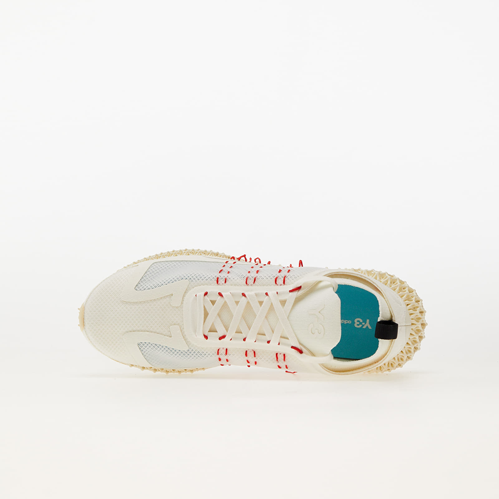 Men's shoes Y-3 Runner 4D Halo Core White/ Red/ Bright Cyan