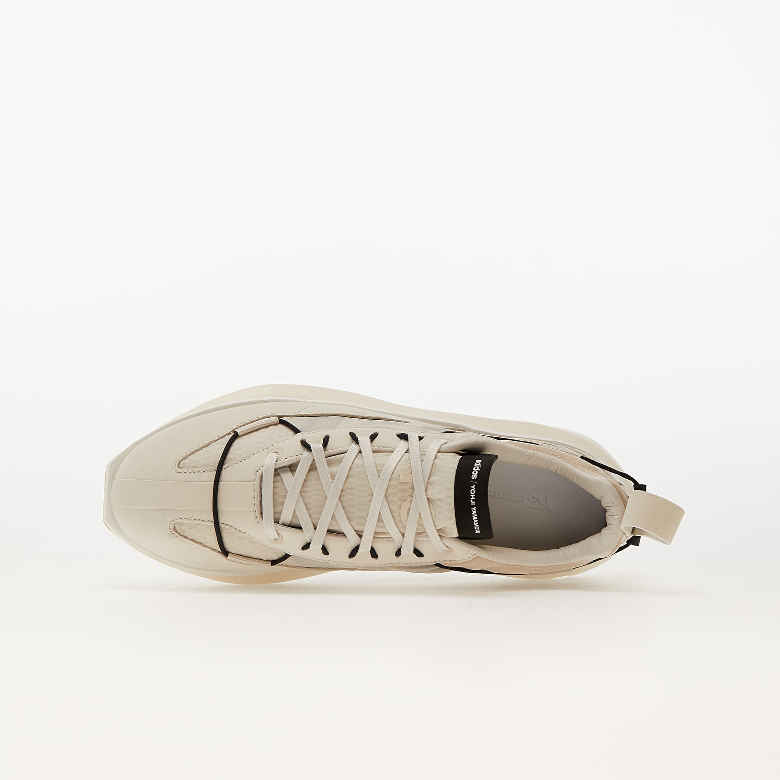 Încălțăminte și sneakerși pentru bărbați Y-3 Shiku Run Talc/ Black/ Clear Brown