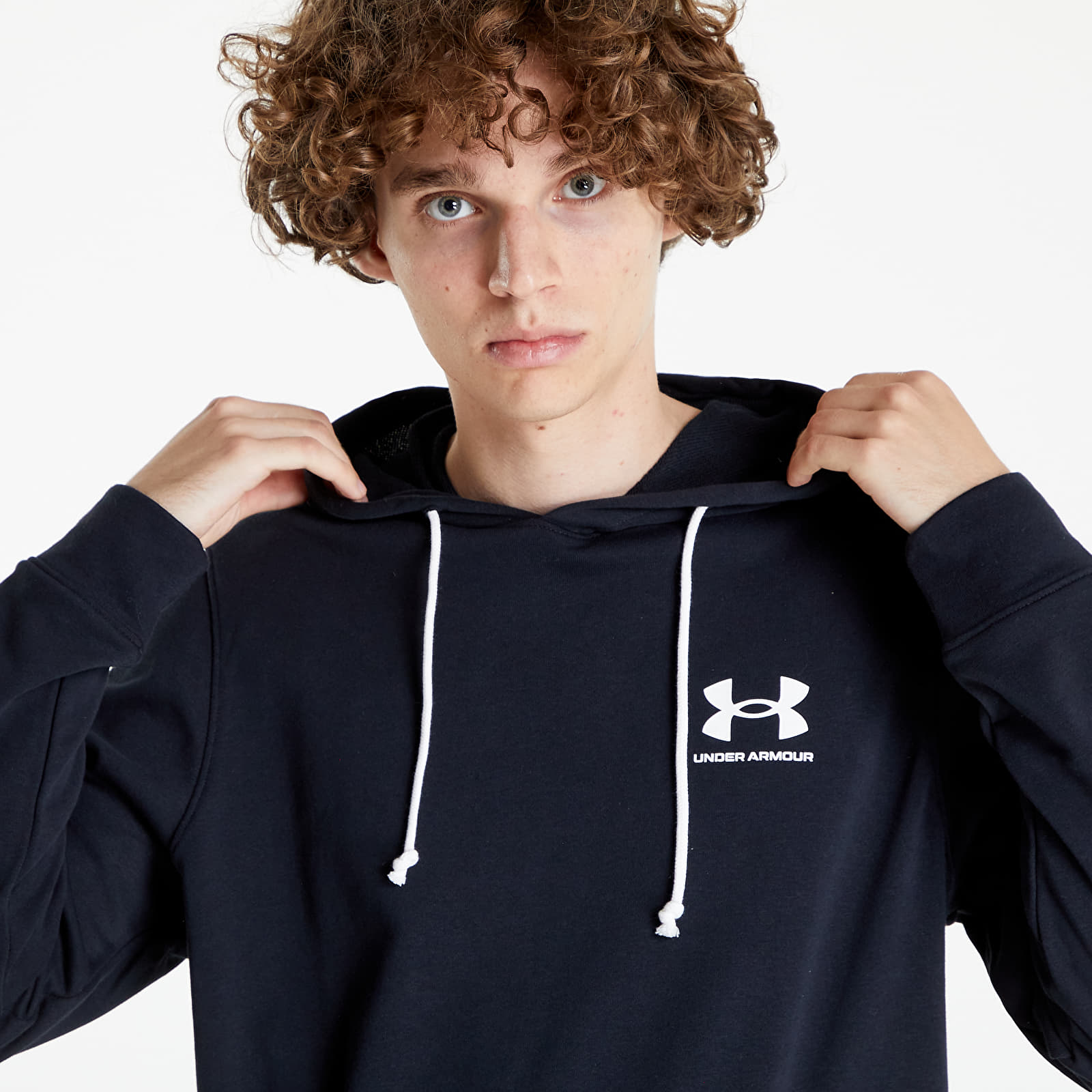 Hoodies and sweatshirts Under Armour Rival Terry Lc Hoodie Black/ Onyx White