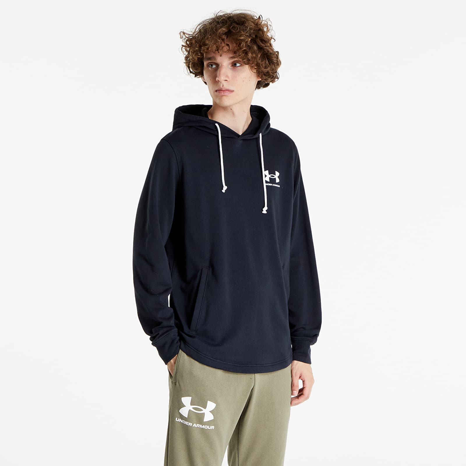 Суичърти Under Armour Rival Terry Lc Hoodie Black/ Onyx White
