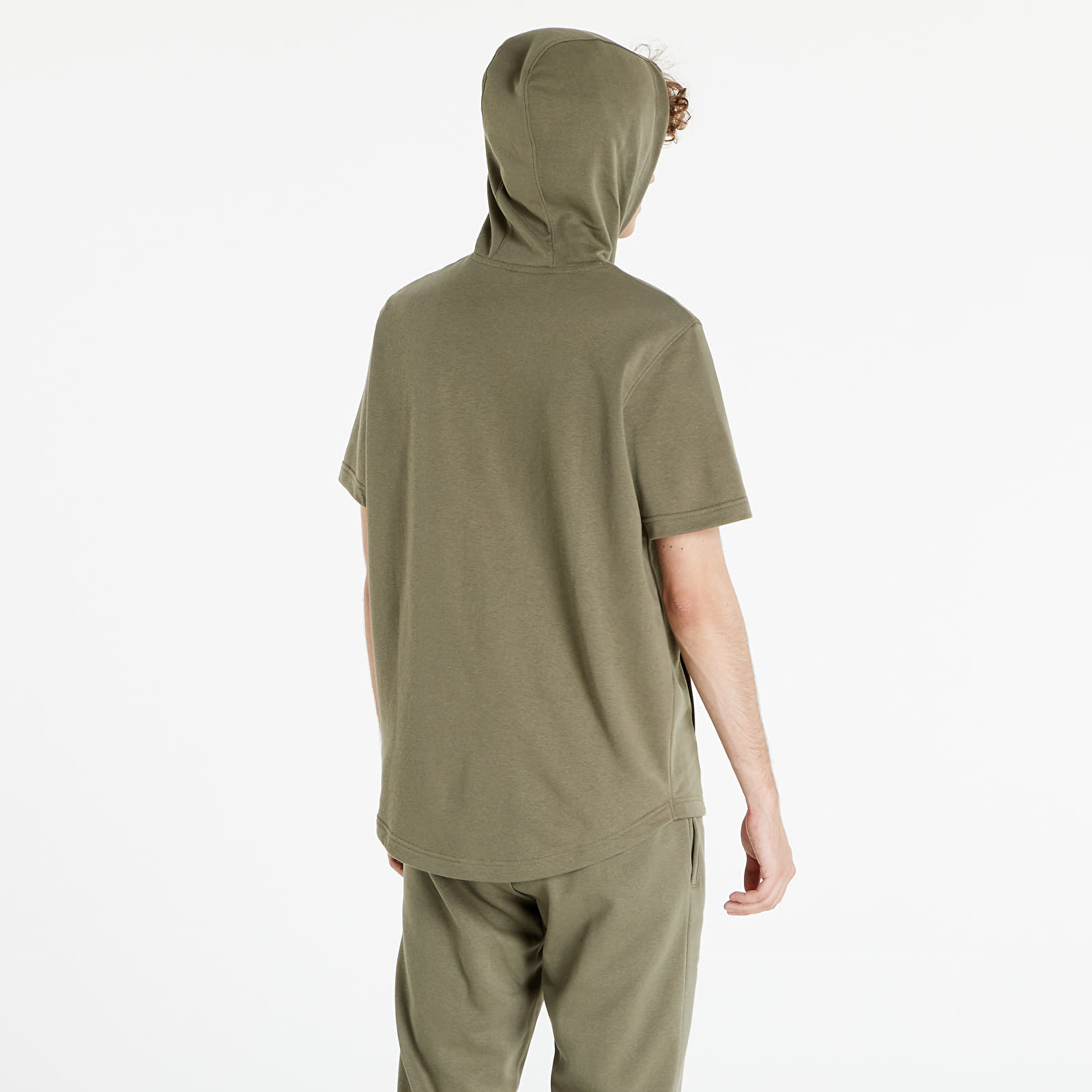 Dukserice Under Armour Rival Terry Lc Short Sleeve Hoodie Tent/ Onyx White